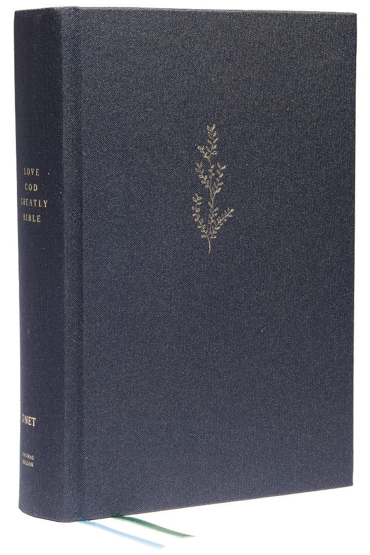 NET Young Women Love God Greatly Bible, Blue - Re-vived
