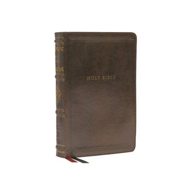 NKJV Personal Size Reference Bible, Brown, Indexed - Re-vived