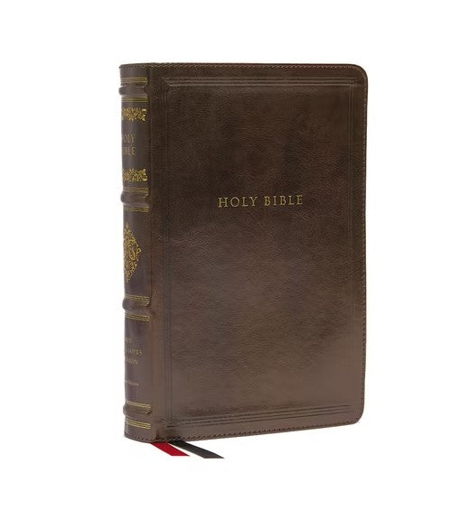 NKJV Personal Size Reference Bible, Brown - Re-vived