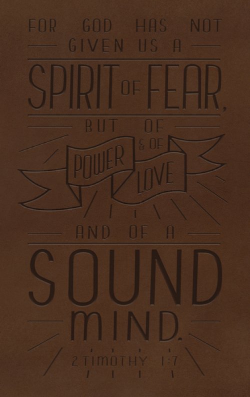 NKJV Personal Size Reference Bible, Brown, Red Letter - Re-vived