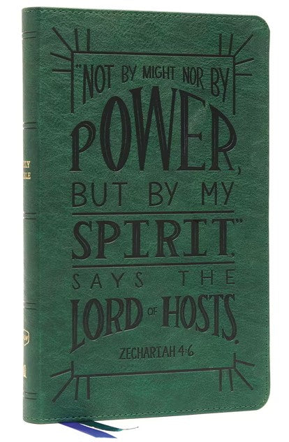 NKJV Thinline Youth Edition Bible, Green - Re-vived