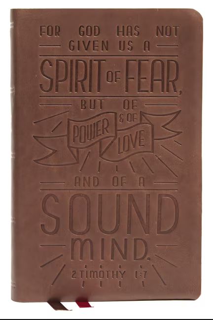 NKJV Personal Size Reference Bible, Brown, Indexed - Re-vived