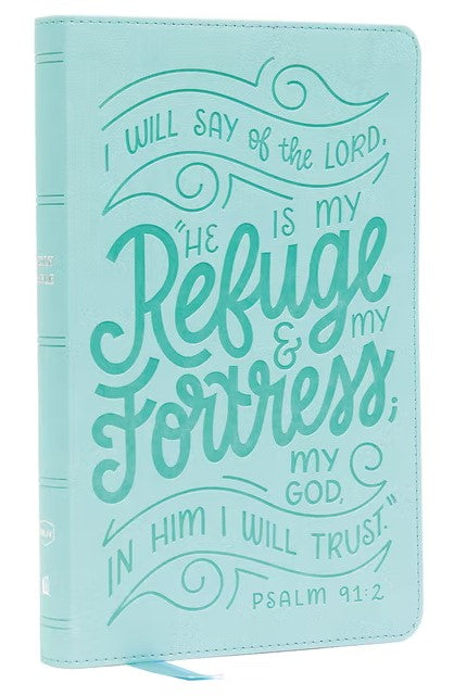 NKJV Thinline Youth Edition, Teal, Red Letter - Re-vived