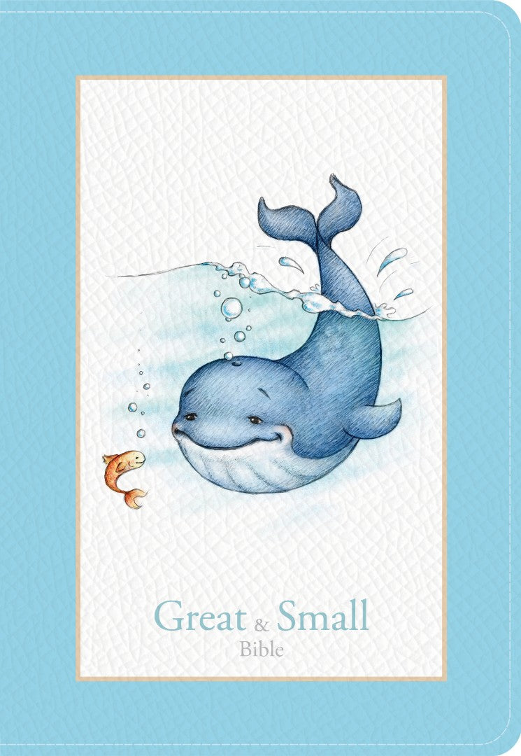 CSB Great and Small Bible, Blue LeatherTouch - Re-vived