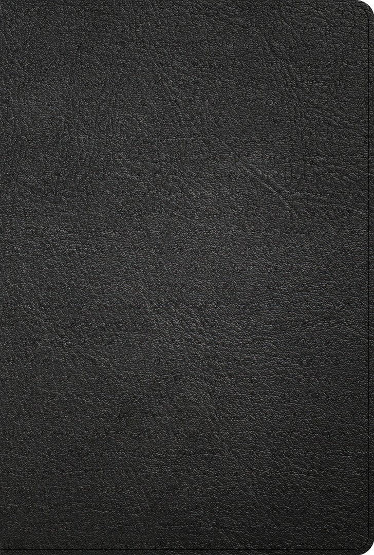 KJV Large Print Thinline Bible, Black Genuine Leather - Re-vived