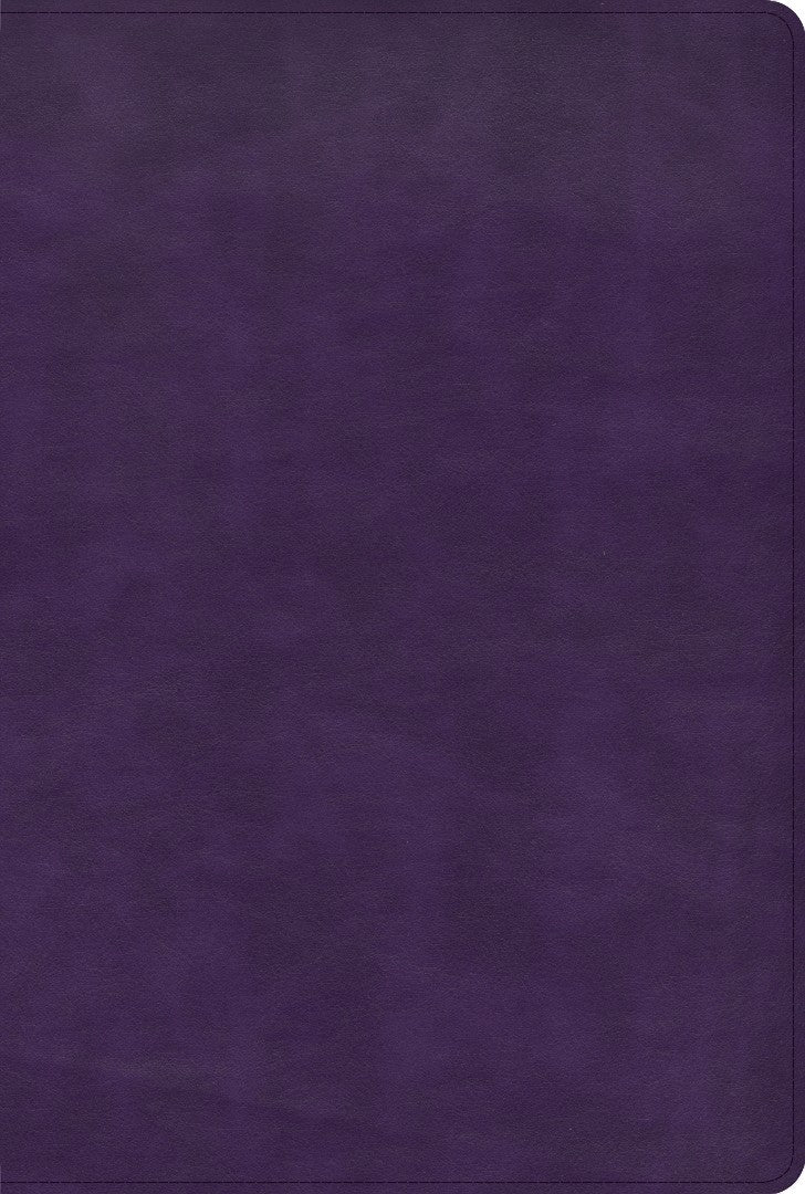 KJV Large Print Thinline Bible, Plum LeatherTouch - Re-vived