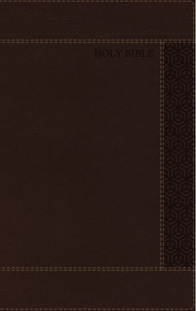 NRSVue Holy Bible Leathersoft, Brown, Comfort Print