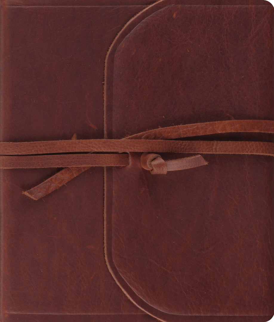 ESV Journaling Bible (Brown, Flap with Strap) - Re-vived