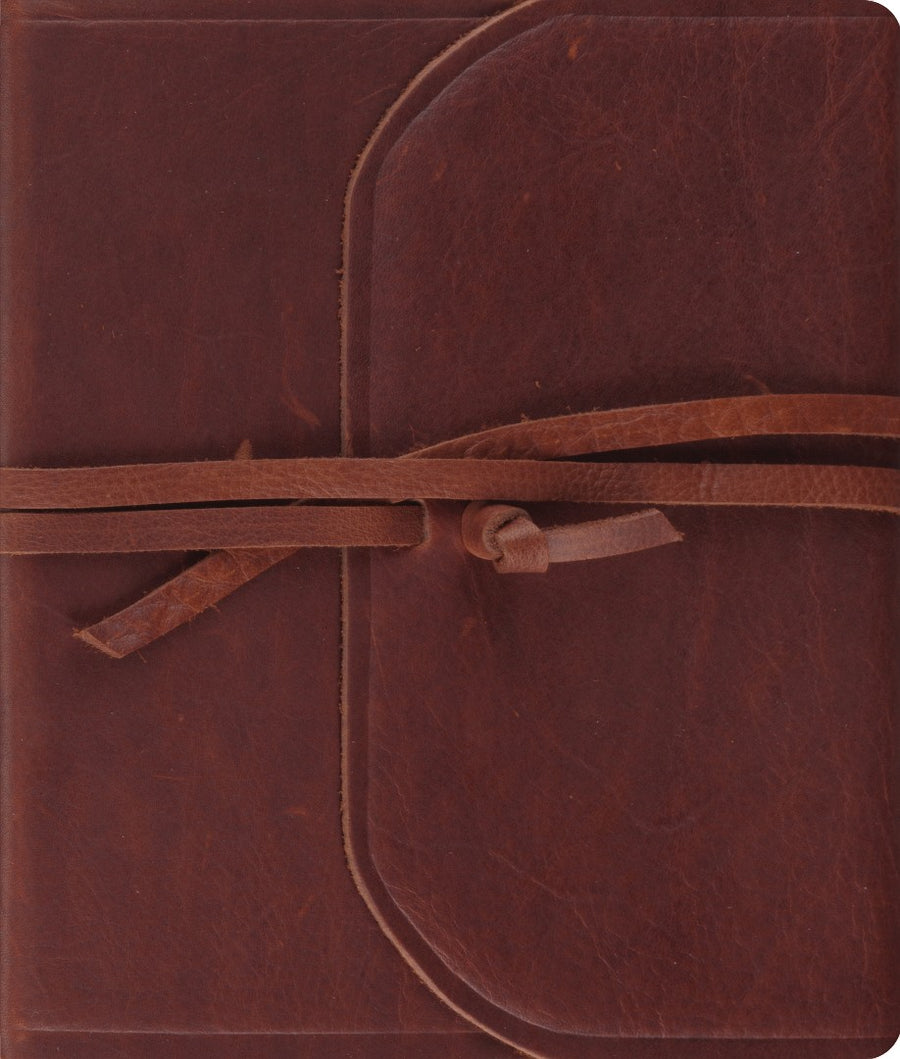 ESV Journaling Bible (Brown, Flap with Strap) - Re-vived