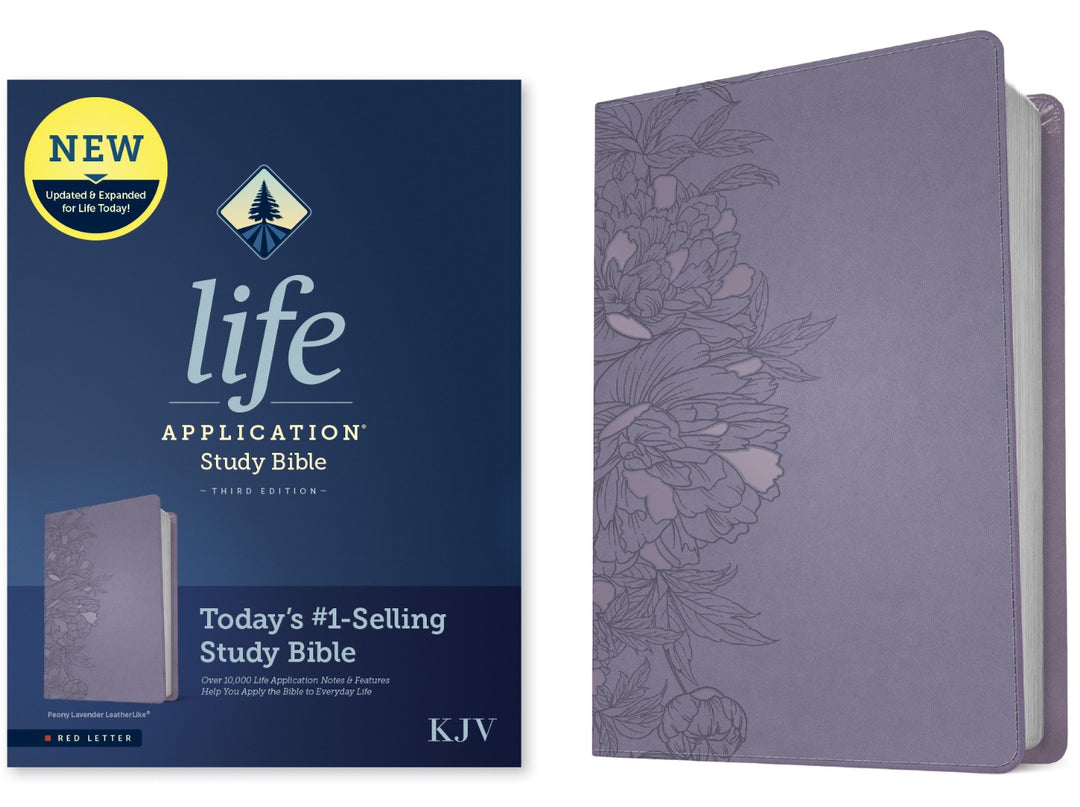 KJV Life Application Study Bible, Third Edition, Peony - Re-vived