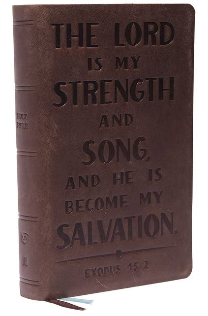 KJV Personal Size Reference Bible, Brown, Indexed - Re-vived