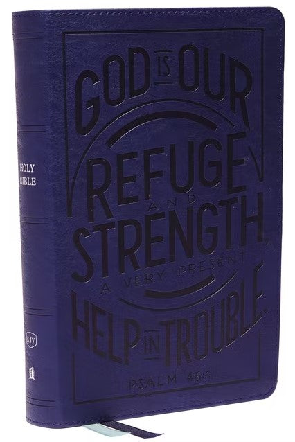 KJV Personal Size Reference Bible, Blue, Indexed