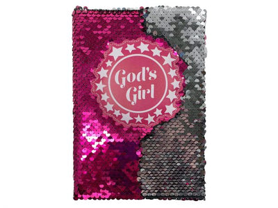 God's Girl Sequin Journal