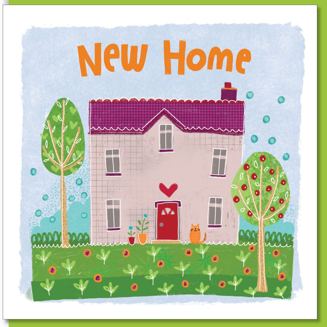 Lilac New Home Greetings Card - Re-vived