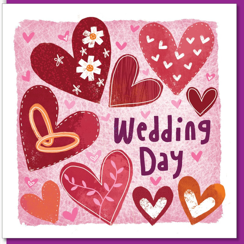 Wedding Hearts Greetings Card