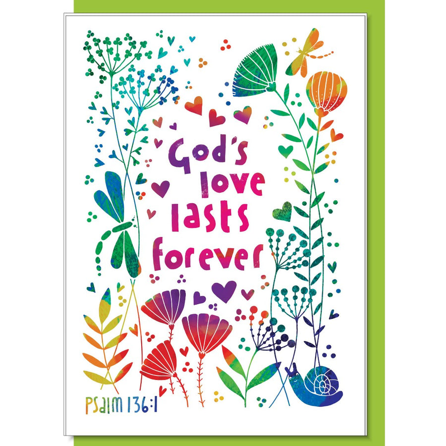 God's Love Greetings Card - Re-vived
