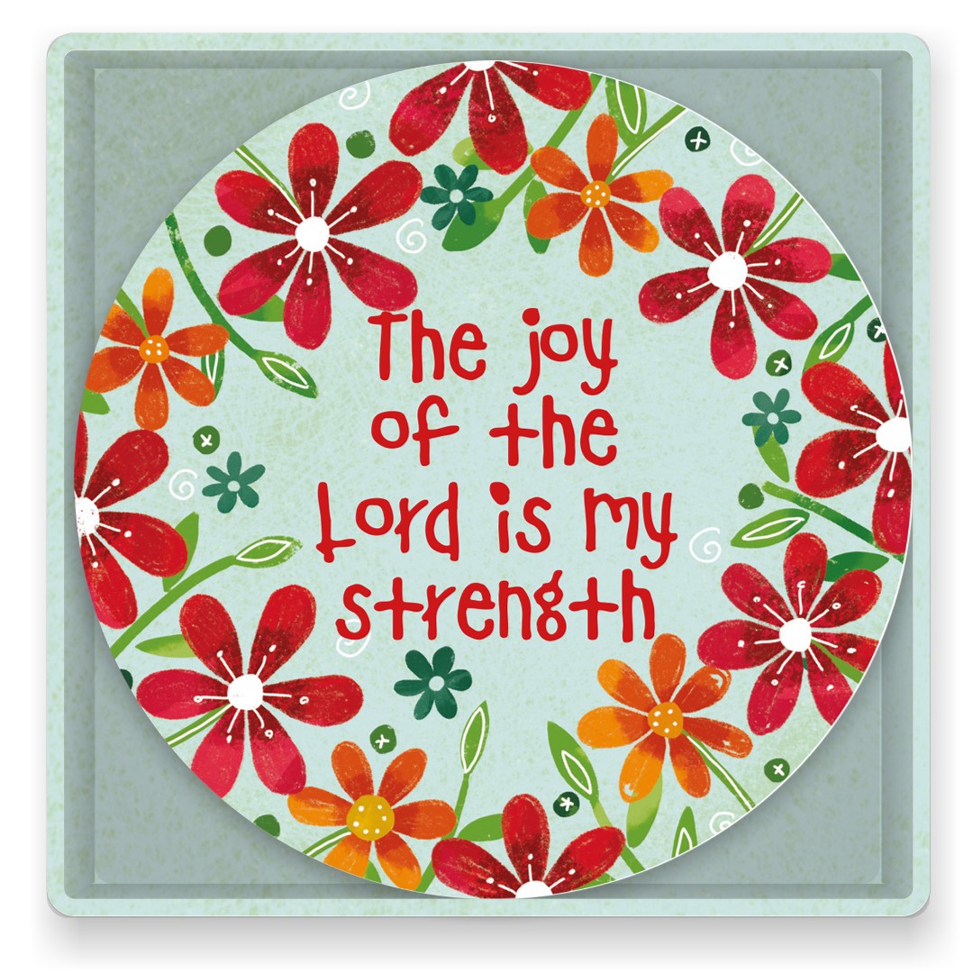 The Joy of the Lord Set of 4 Ceramic Coasters