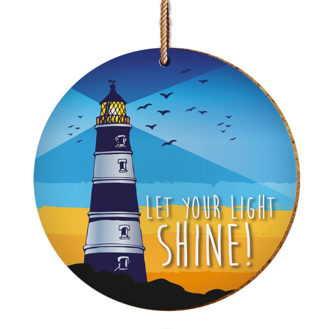 Let Your Light Shine Ceramic Hanging Decoration