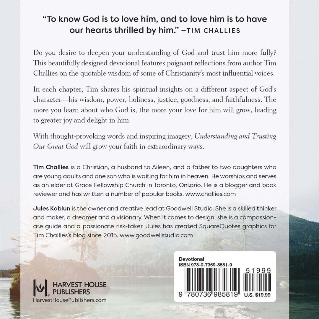 Understanding and Trusting Our Great God