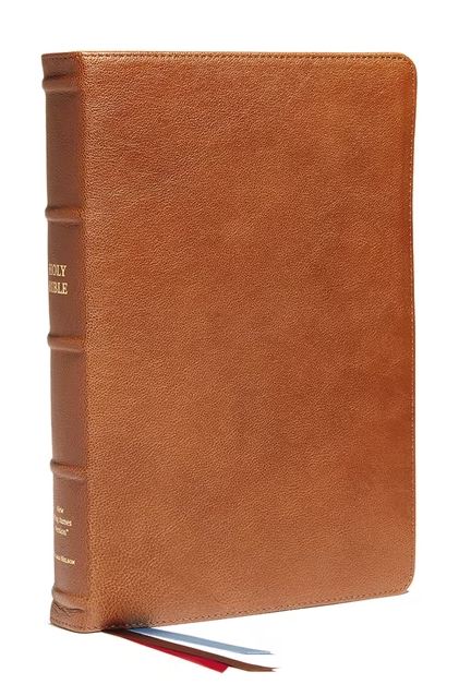 NKJV Reference Bible Personal Size, Premium Goatskin Leather - Re-vived