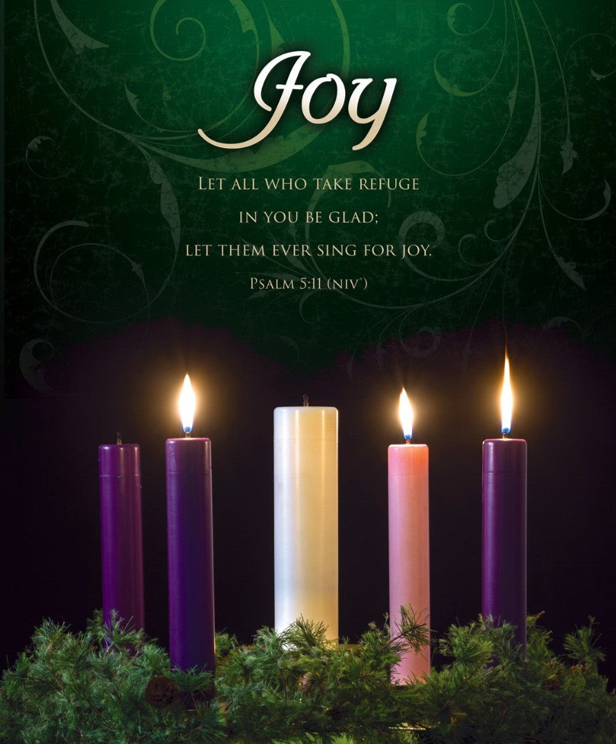 Joy Advent Week 3 Large Bulletin (pack of 100) - Re-vived