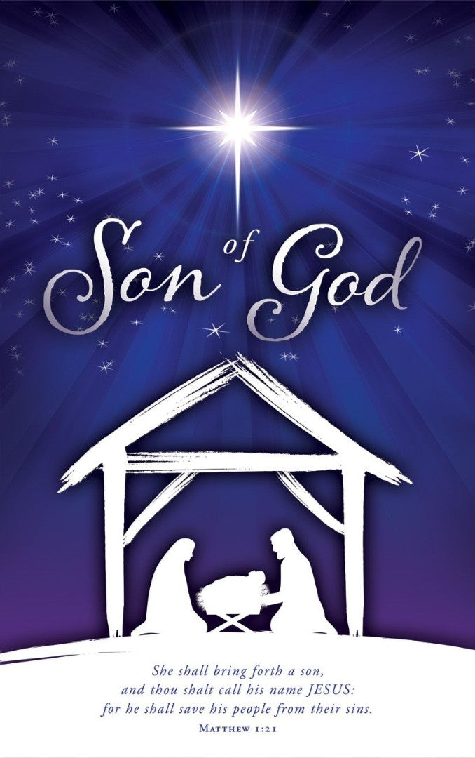 Son of God Christmas Bulletin (pack of 100) - Re-vived