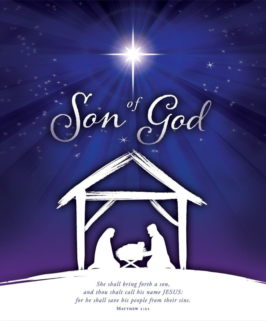 Son of God Christmas Large Bulletin (pack of 100) - Re-vived