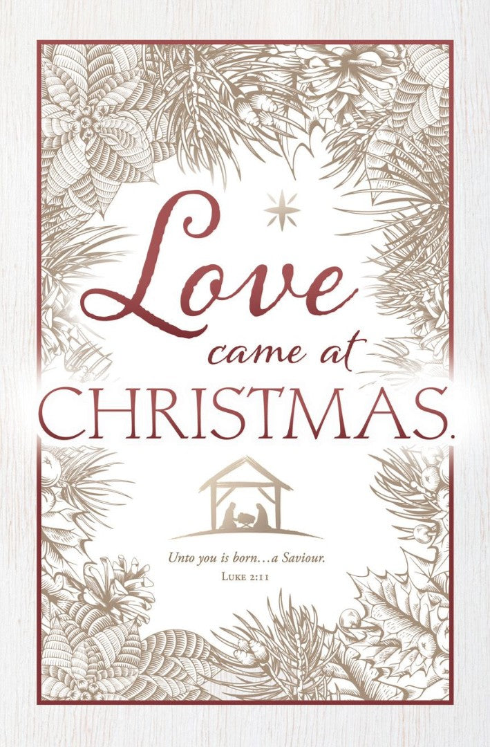 Love Came at Christmas Bulletin (pack of 100) - Re-vived