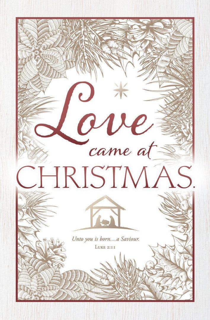 Love Came at Christmas Bulletin (pack of 100)