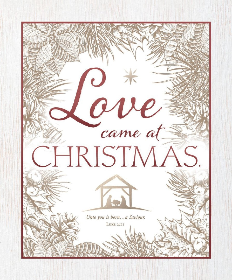 Love Came at Christmas Large Bulletin (pack of 100) - Re-vived