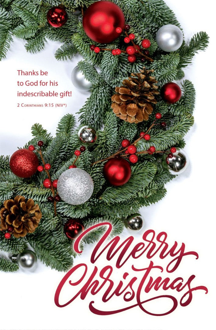 Merry Christmas Bulletin (pack of 100) - Re-vived