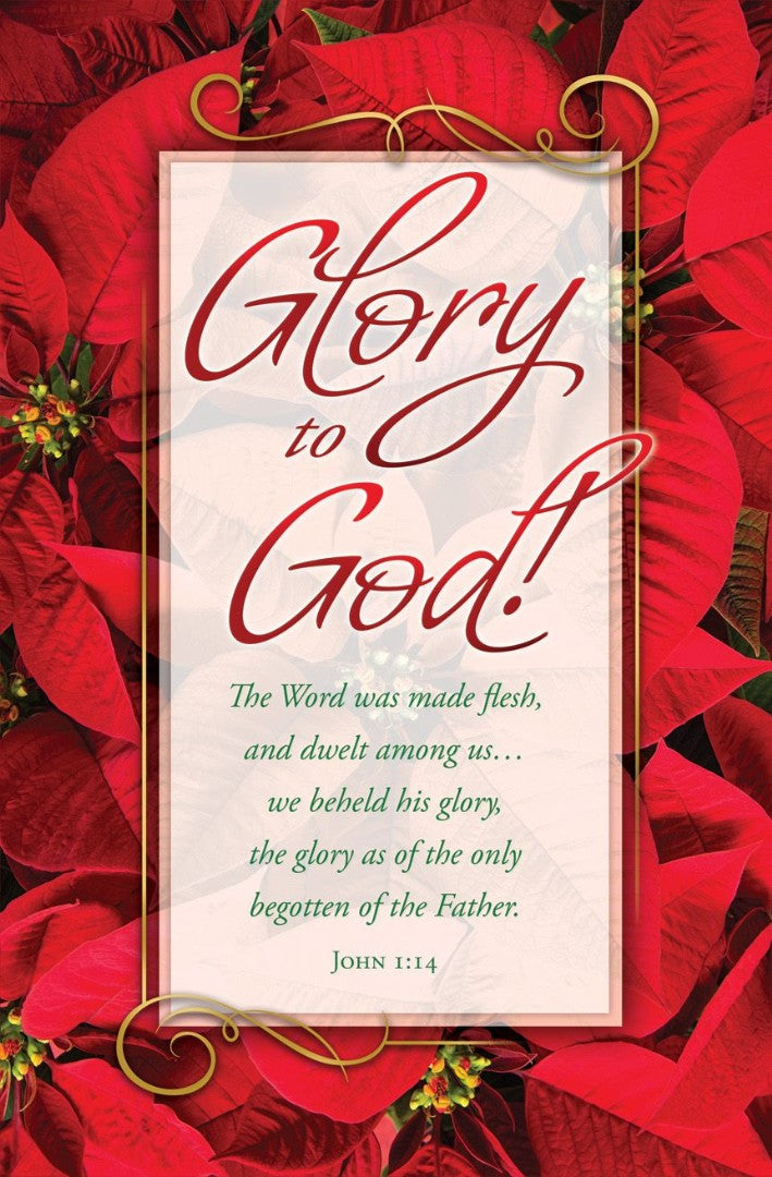 Glory to God! Christmas Bulletin (pack of 100)