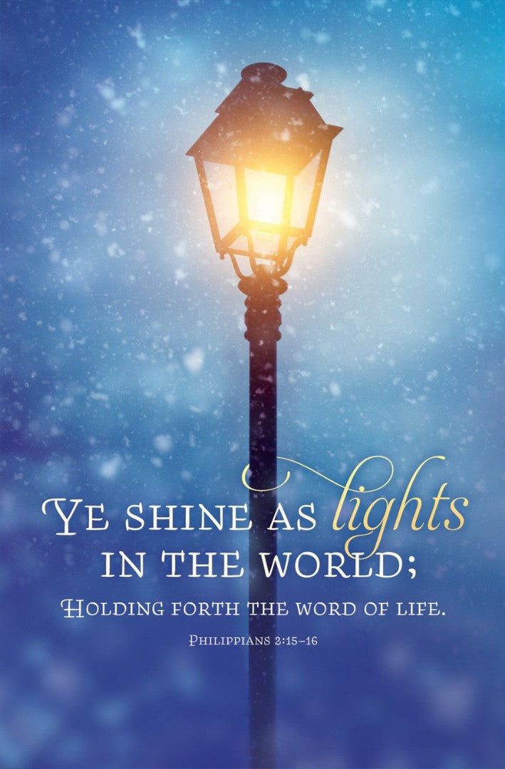 Ye Shine as Lights in the World Bulletin (pack of 100) - Re-vived