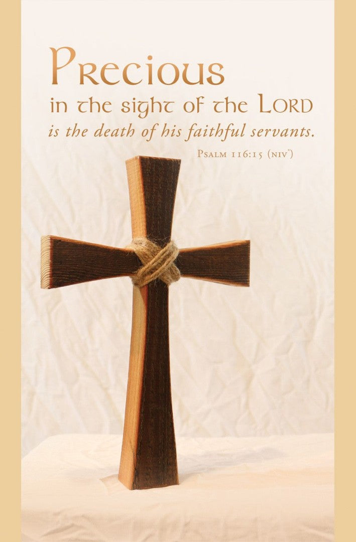 Precious in the Sight Funeral Bulletin (pack of 100)