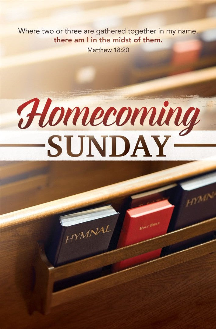 Homecoming Sunday Bulletin (pack of 100) - Re-vived