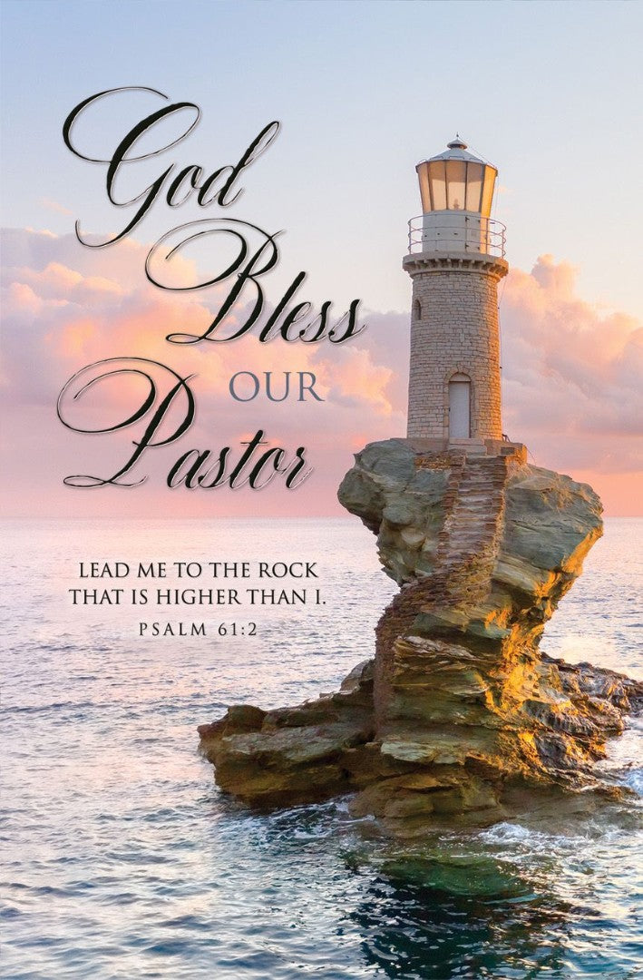 God Bless Our Pastor Bulletin (pack of 100) - Re-vived