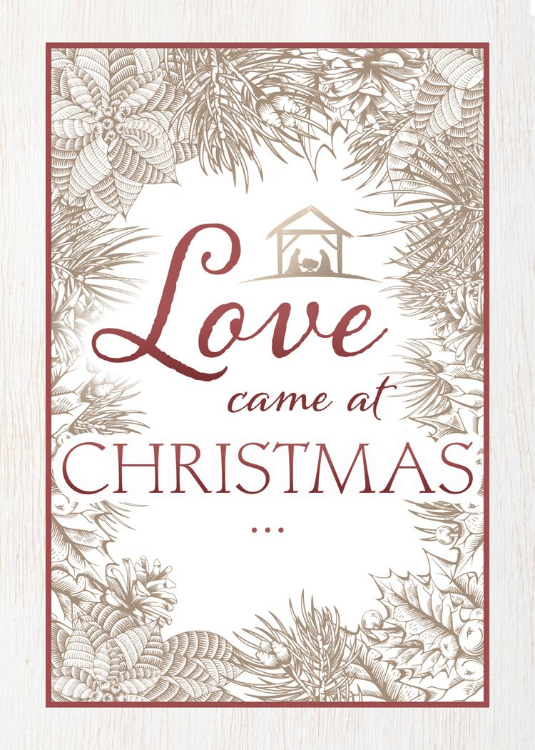 Love Came at Christmas Boxed Christmas Cards (Box of 12)