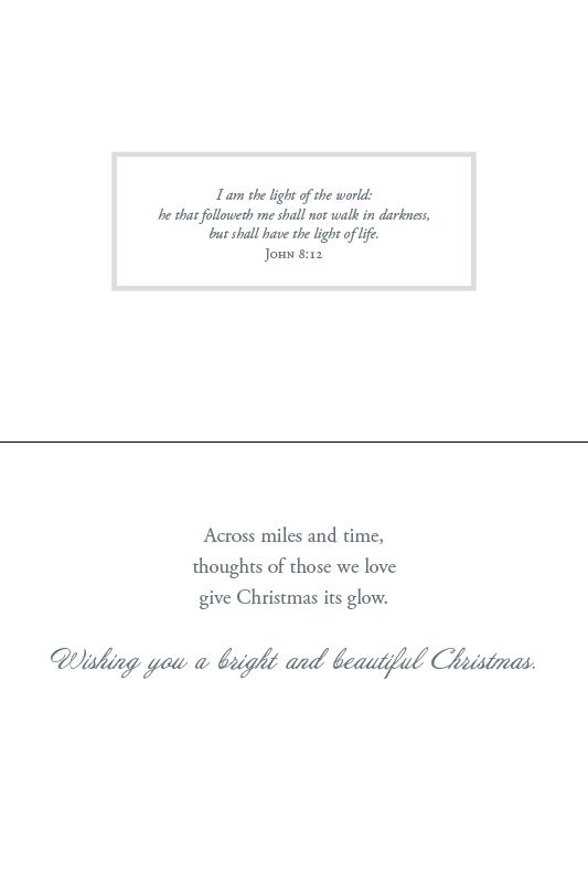 Lights of Christmas Boxed Christmas Cards (Box of 12) - Re-vived