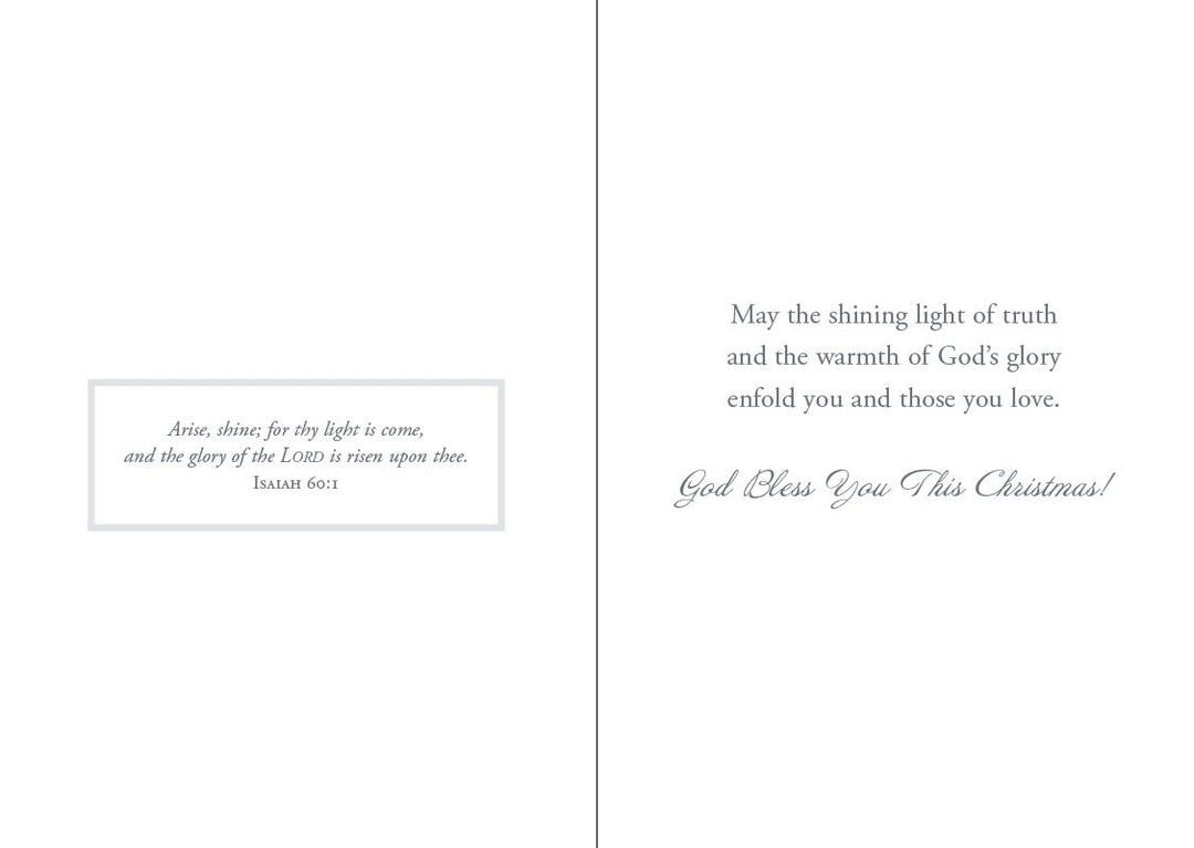 Lights of Christmas Boxed Christmas Cards (Box of 12) - Re-vived