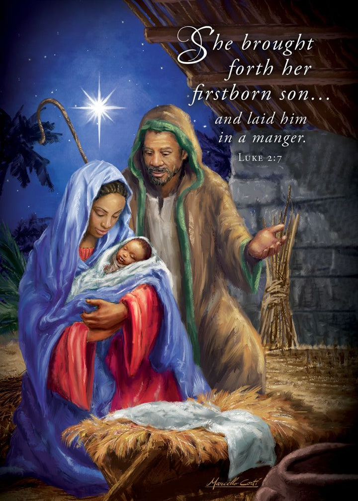 Her Firstborn Son Boxed Christmas Cards (Box of 12) - Re-vived
