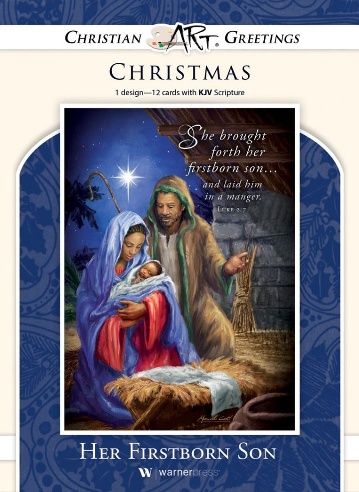 Her Firstborn Son Boxed Christmas Cards (Box of 12) - Re-vived