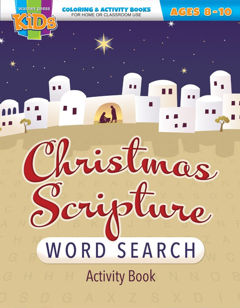 Christmas Scripture Word Search Activity Book - Re-vived
