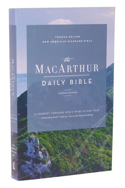 NASB MacArthur Daily Bible, Comfort Print - Re-vived