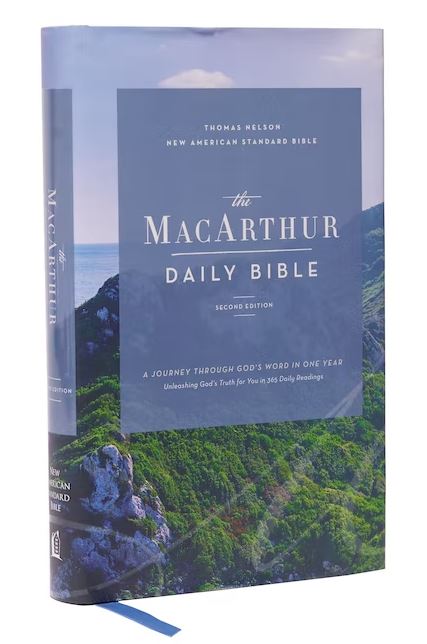 NASB MacArthur Daily Bible, Comfort Print - Re-vived