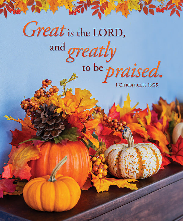 Great is the Lord Thanksgiving Large Bulletin (pack of 100) - Re-vived
