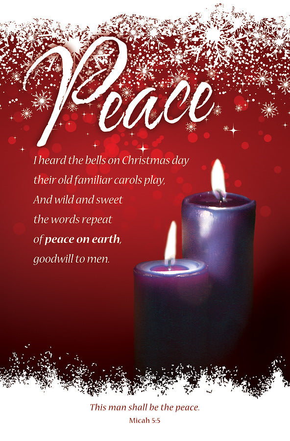 Peace Advent Week 2 Bulletin (pack of 100) - Re-vived