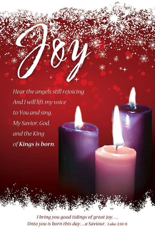 Joy Advent Week 3 Bulletin (pack of 100) - Re-vived