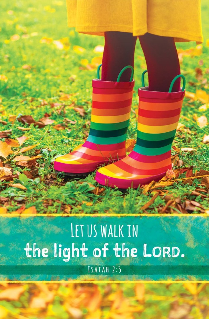 Walk in the Light Inspirational Bulletin (pack of 100) - Re-vived