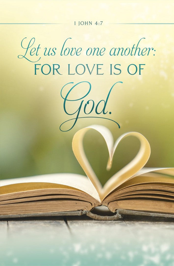 Love One Another Inspirational Bulletin (pack of 100) - Re-vived
