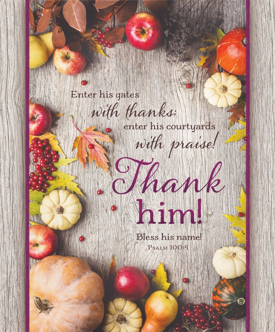 Thank Him Large Bulletin (pack of 100) - Re-vived